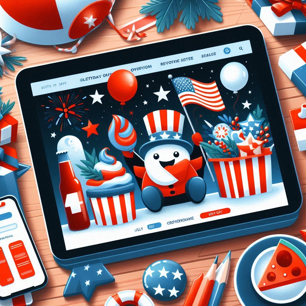 Adding Holiday Promotions to Your Website: Happy 4th of July